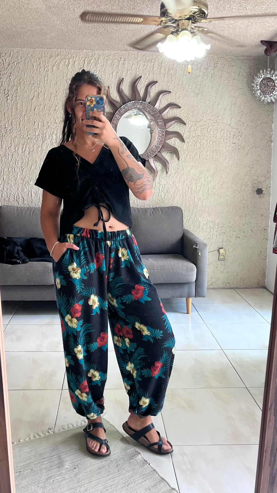 Pants flores